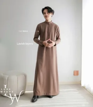 Premium Indonesian Thobe - Chocolate