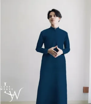 Premium Indonesian Thobe - Blue