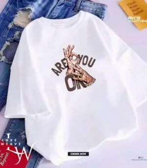 Custom Designed Oversized T-Shirt - Are You On?